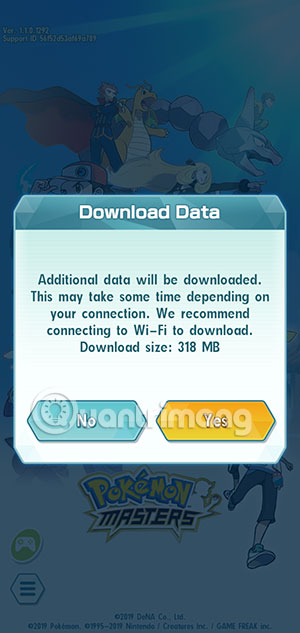 Cập nhật Pokemon Master