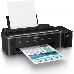 Máy in phun màu Epson L310 thiết kế nhỏ gọn màu đen