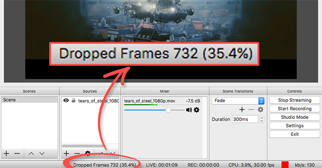 Cách khắc phục hiện tượng drop frame và các vấn đề về kết nối trong OBS