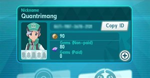 Cách đổi tên nhân vật Pokemon Master