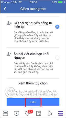 Thay đổi nội dung nhìn thấy