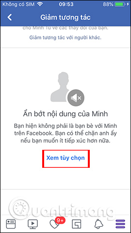 Ẩn nội dung hiển thị
