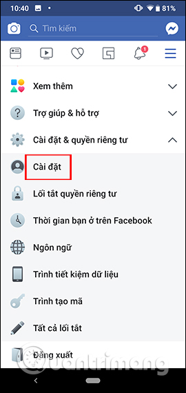Facebook Android