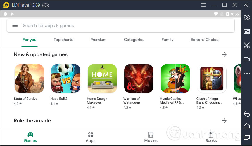 Tím kiếm trò chơi, ứng dụng