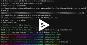 Cách ghi lại các phiên dòng lệnh với Asciinema
