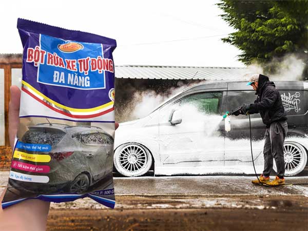 Bột rửa xe không chạm