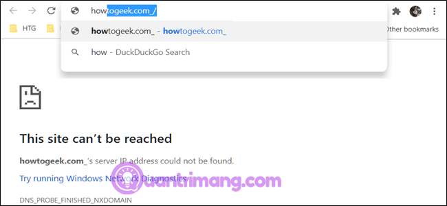 Lỗi This site can’t be reached