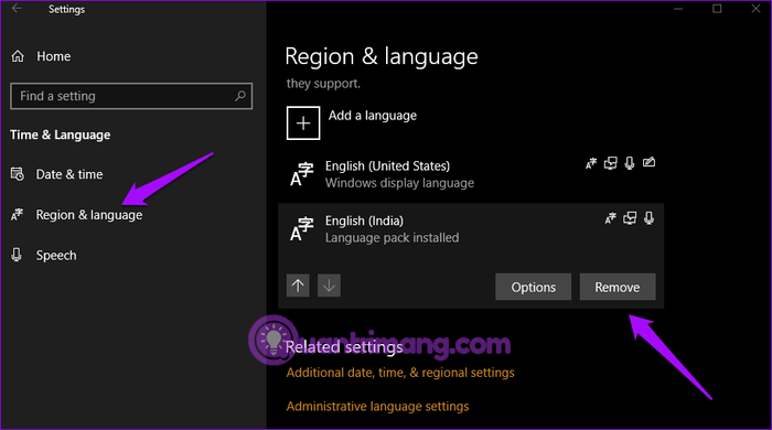 Cách sửa lỗi mất thanh Language bar trên Windows 10
