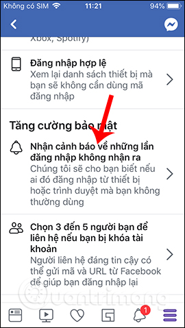 Tăng cường bảo mật