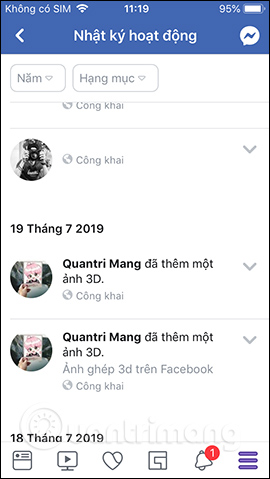 Kiểm tra hoạt động