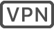 iPhone VPN network access icon