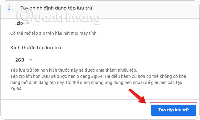 Quá trình sao lưu toàn bộ email trên Gmail