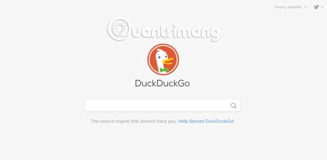 Sử dụng công cụ tìm kiếm khác