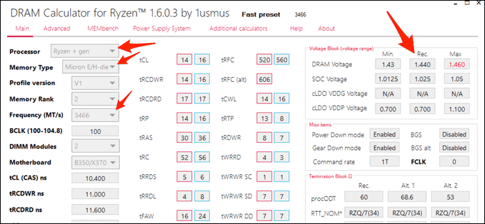 Công cụ Ryzen DRAM Calculator