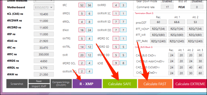 Nhấn nút R-MXP màu tím