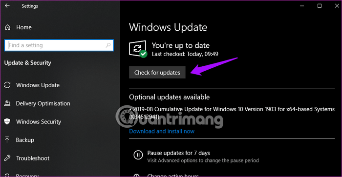 Cập nhật Windows 