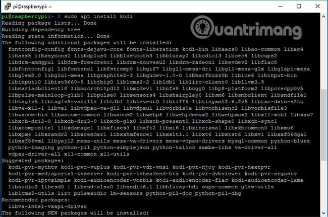 Cài đặt Kodi trên Debian