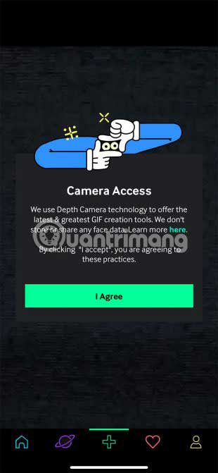 Ứng dụng GIPHY cho phép tạo GIF và ảnh động
