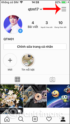 Truy cập tùy chọn