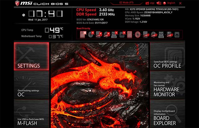 Bản cập nhật BIOS mới sẽ được đăng tải trên website hỗ trợ của nhà sản xuất bo mạch chủ bạn đang sử dụng