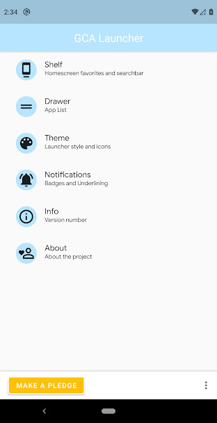 GCA Launcher 8