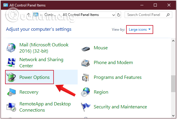 Chọn Change when the computer sleeps để thay đổi chế độ Sleep Windows 10