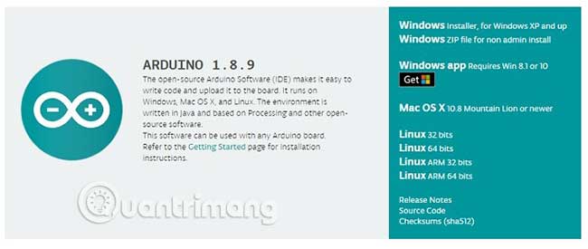Arduino có IDE (Integrated Development Environment) riêng