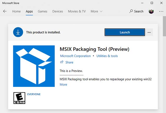Không cần phải bật tùy chọn tải ứng dụng khi cài đặt ứng dụng MSIX từ bên ngoài Microsoft Store .