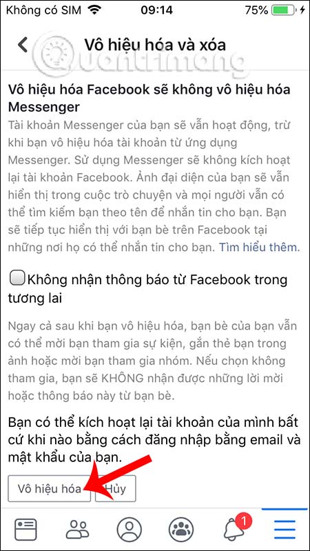 Cách vô hiệu hóa Facebook nhưng vẫn dùng Messenger - Ảnh minh hoạ 8