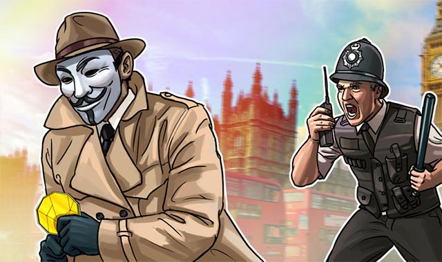 Nam thanh niên đã bị sở Cảnh sát thành phố London bắt giữ 