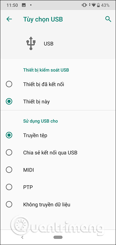 Chế độ truyền file
