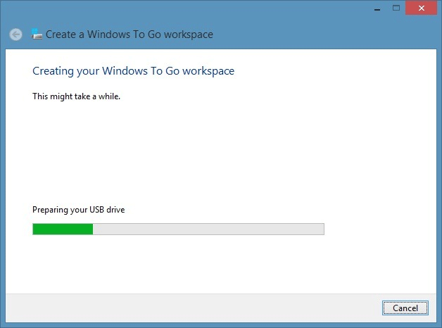 Quá trình tạo Windows To Go