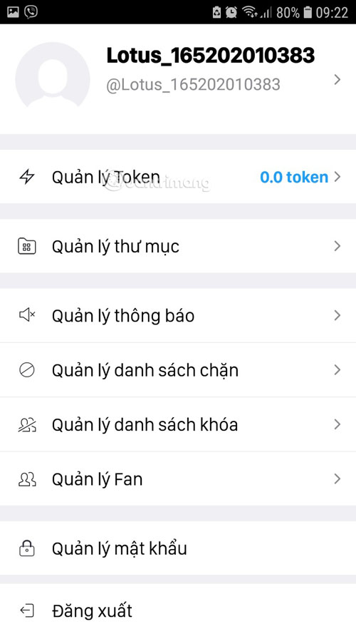 Quản lý token