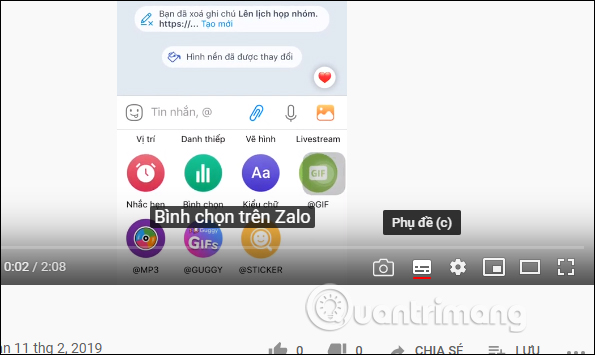 Xem phụ đề video