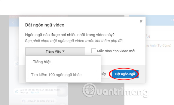 Ngôn ngữ video