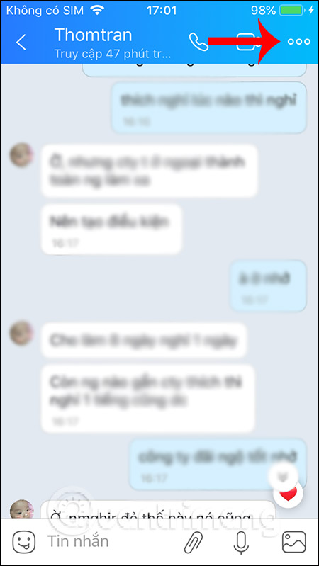 Tùy chọn tin nhắn