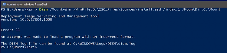 Cách chuyển đổi file ESD sang WIM sử dụng DISM trên Windows 10