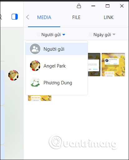 Tùy chọn tìm kiếm file