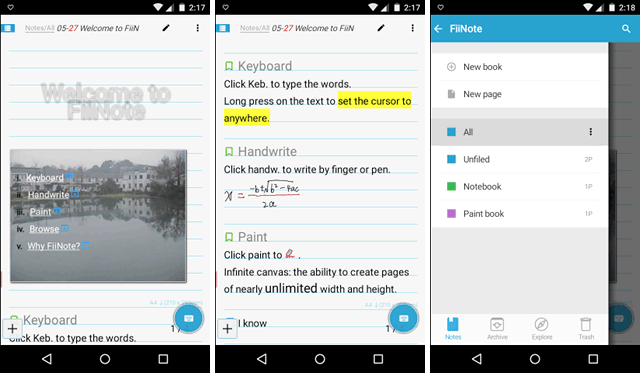 Ứng dụng FiiNote