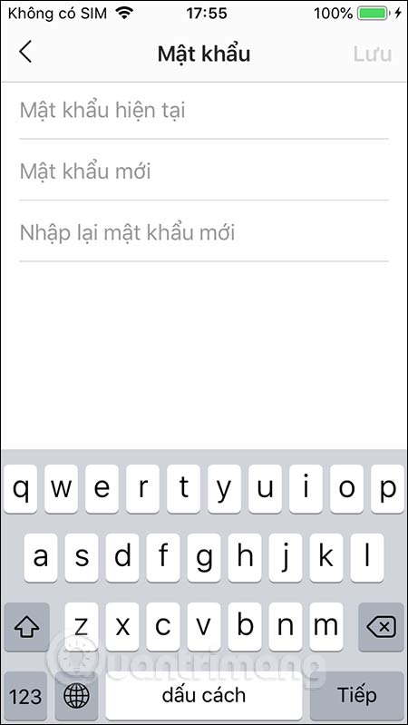 Nhập mật khẩu