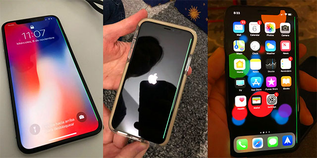 iPhone x bị sọc màn hình