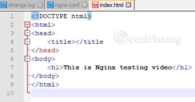 Bây giờ, hãy chạy chương trình Nginx.exe một lần nữa và gõ “localhost” trên cửa sổ trình duyệt