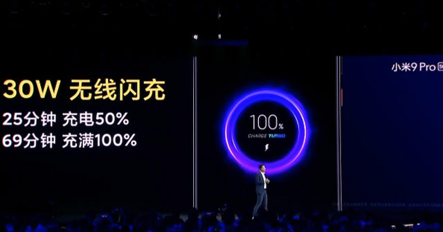 Mi 9 Pro 5G còn được trang bị công nghệ sạc không dây 30W
