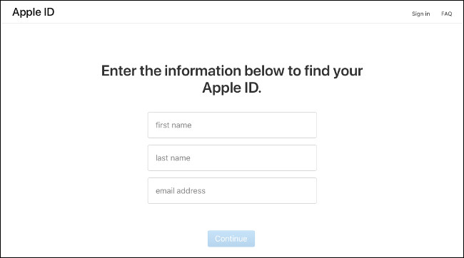 Tìm Apple ID