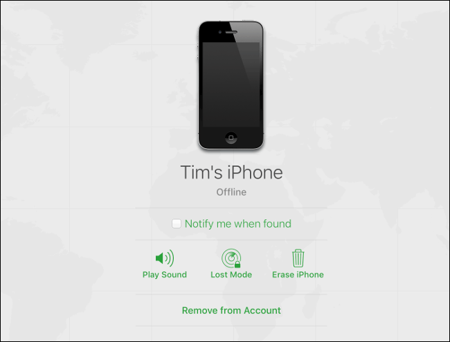 Chọn Remove from Account