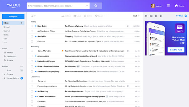 Yahoo Mail sẽ nhận được bản cập nhật mới với nhiều tính năng cũng như tinh chỉnh đáng chú ý
