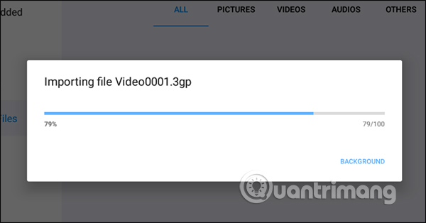 Chuyển nhiều file cùng lúc