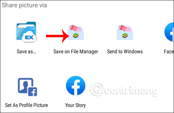 Lưu vào quản lý file