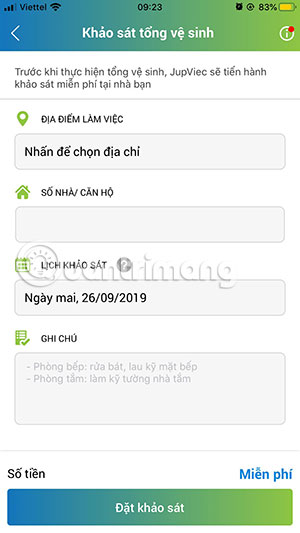 Thuê giúp việc tổng vệ sinh 