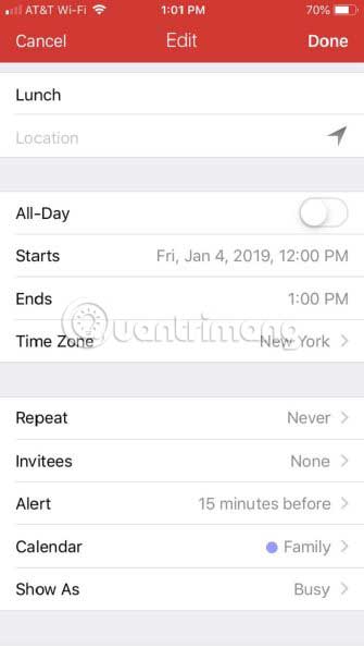 Fantastical 2 là một ứng dụng có các phần thông minh, tiện lợi và linh hoạt